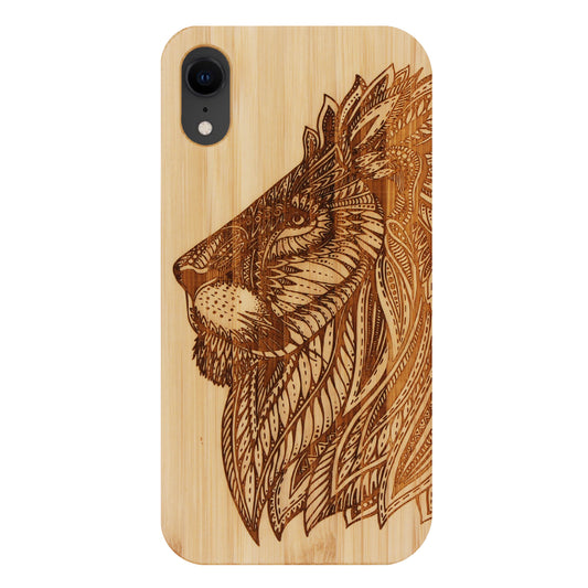 Lion Eden Case made with Bamboo for the iPhone XR