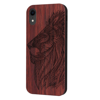 Lion Eden Case made with Rosewood for the iPhone XR