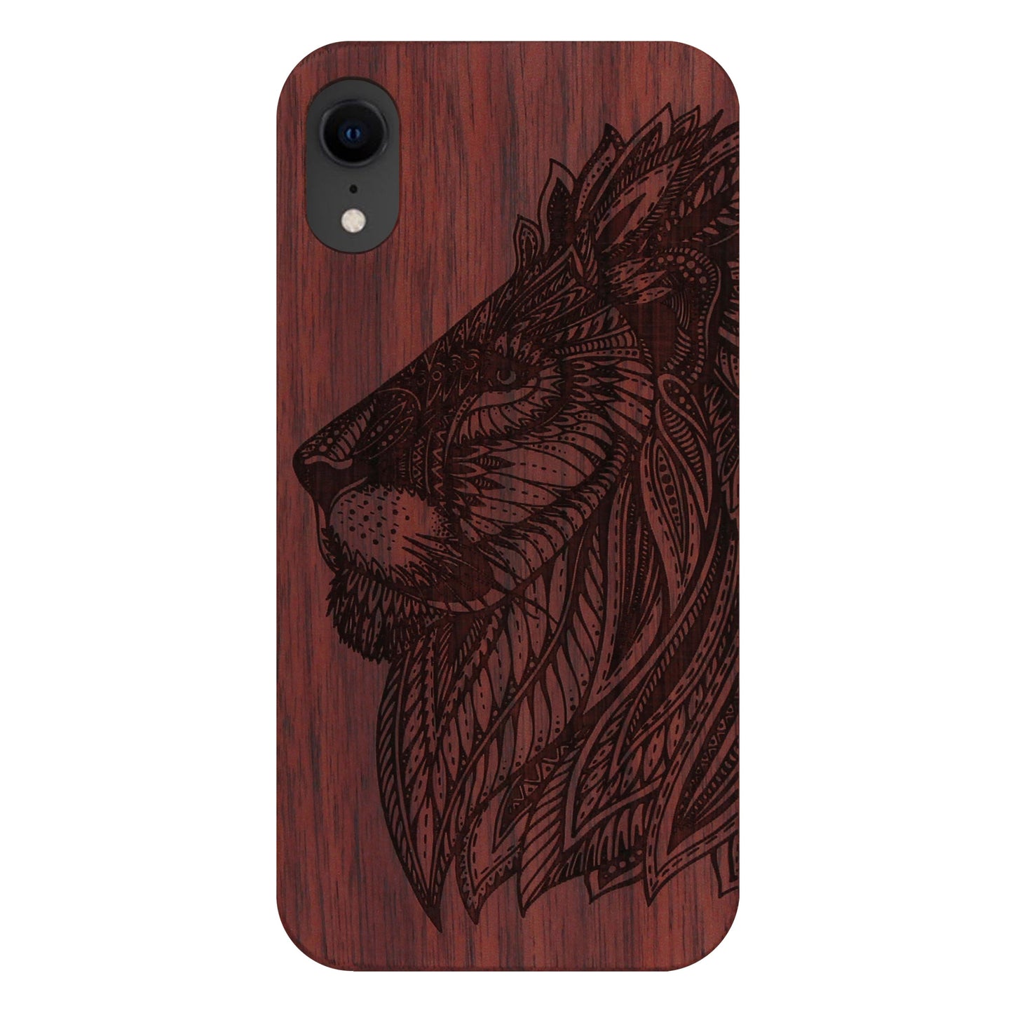Lion Eden Case made with Rosewood for the iPhone XR