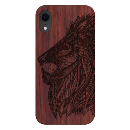 Lion Eden Case made with Rosewood for the iPhone XR