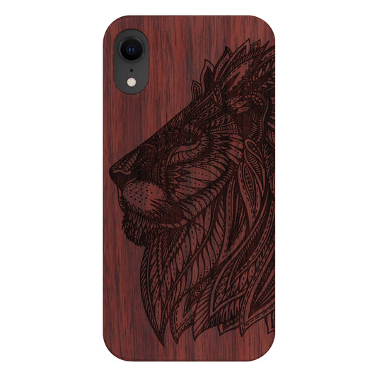 Lion Eden Case made with Rosewood for the iPhone XR