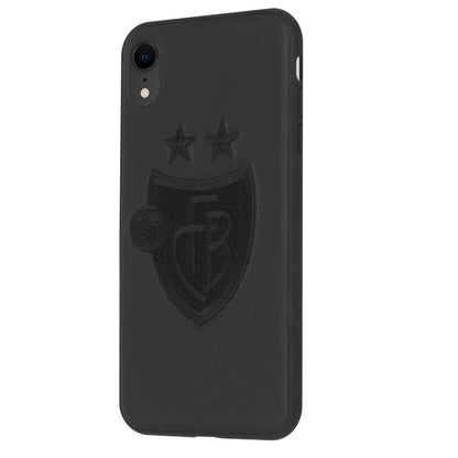 FC Basel 1K Stitch Case für das iPhone XR (Black-on-Black)