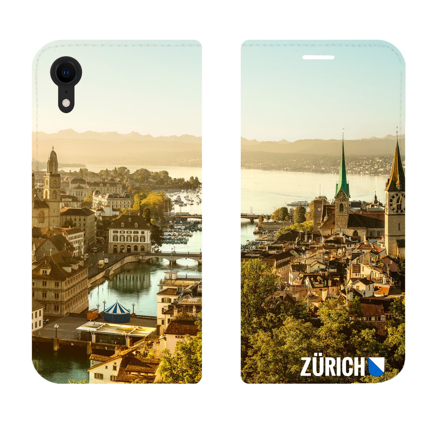 Zurich City From Above Panorama Case for the iPhone XR