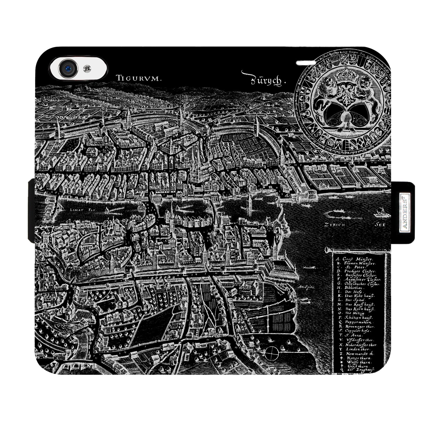 Zurich Merian Negative Victor Case for the iPhone 5/5S/SE