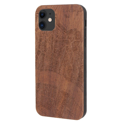 Basel Merian Eden Case made with Walnut wood for the iPhone 11