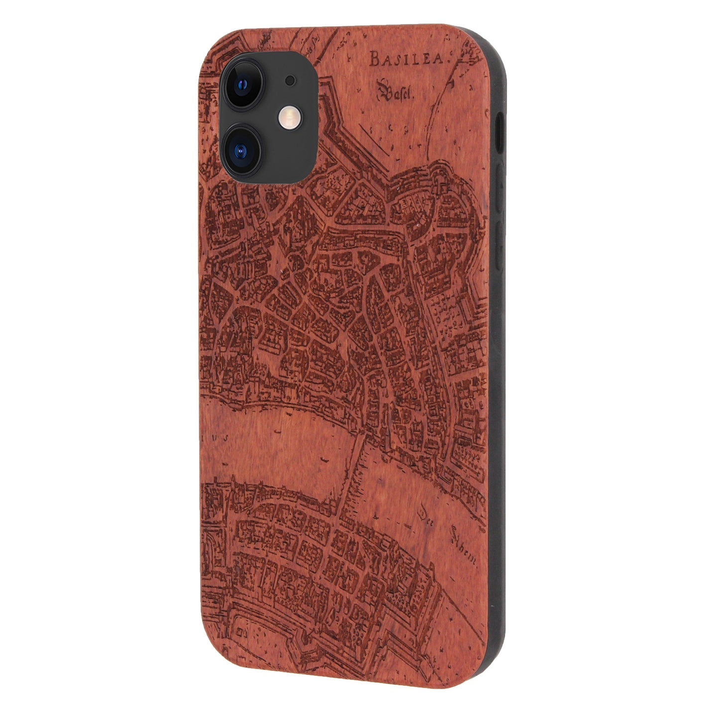 Basel Merian Eden Case made with Rosewood for the iPhone 11