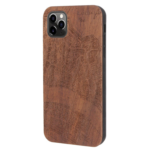 Basel Merian Eden Case made with Walnut Wood for the iPhone 11 Pro