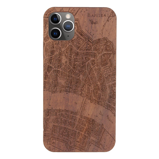 Basel Merian Eden Case made with Walnut Wood for the iPhone 11 Pro