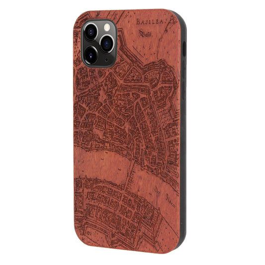 Basel Merian Eden Case made with Rosewood for the iPhone 11 Pro Max