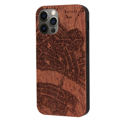 Basel Merian Eden Case aus Rosenholz für das iPhone 12 / 12 Pro