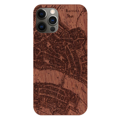 Basel Merian Eden Case aus Rosenholz für das iPhone 12 / 12 Pro