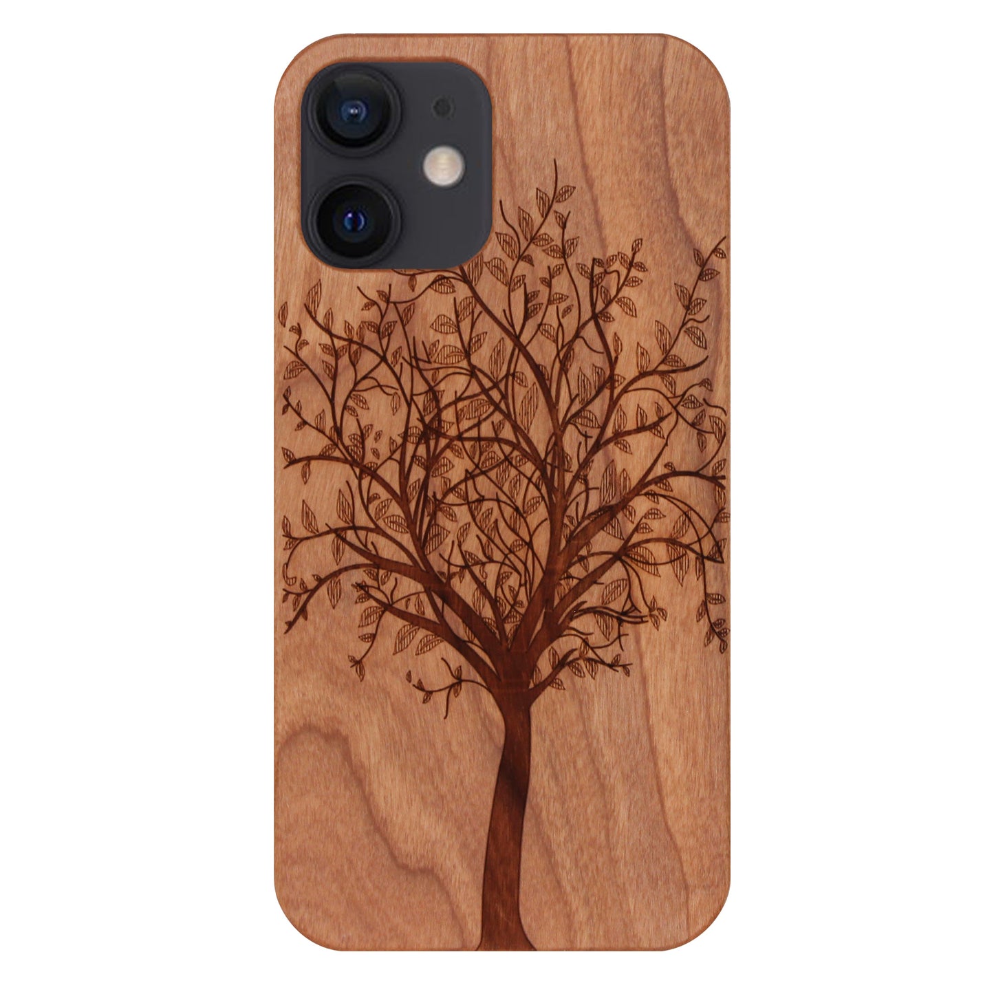 Lebensbaum Eden Case aus Kirschholz für das iPhone 12 Mini