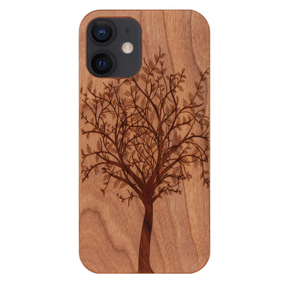 Lebensbaum Eden Case aus Kirschholz für das iPhone 12 Mini
