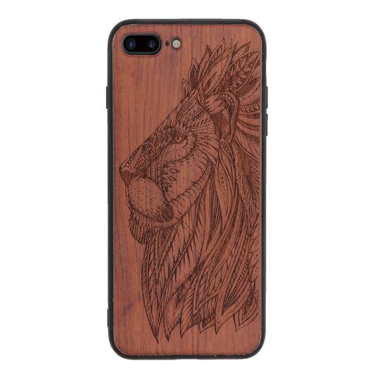 Lion Eden Case made with Rose Wood for the iPhone 6/6S/7/8 Plus