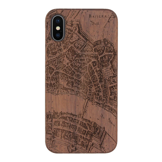 Basel Merian Eden Case made with Walnut Wood for the iPhone XS Max