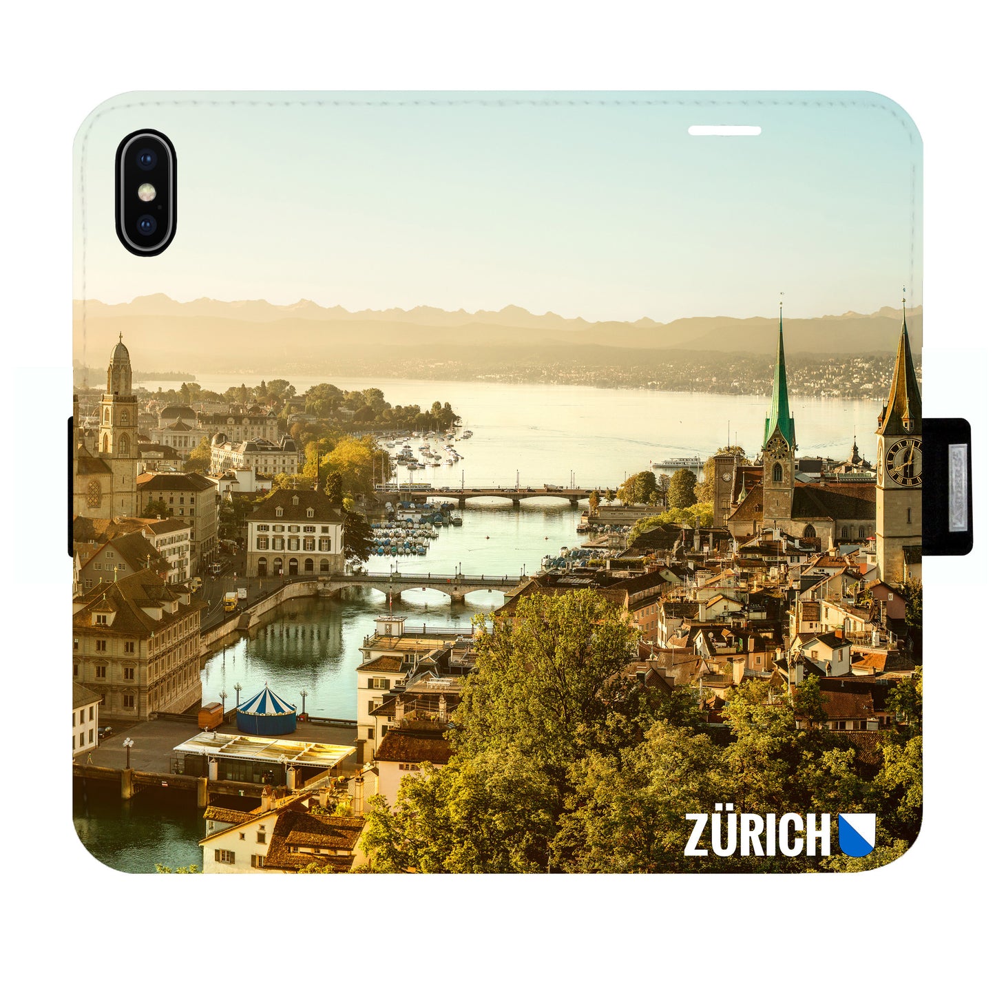 Zurich City From Above Victor Case for the iPhone XS Max