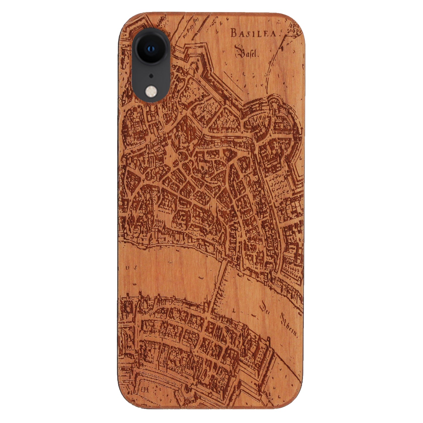 Basel Merian Eden Case aus Kirschholz für das iPhone XR