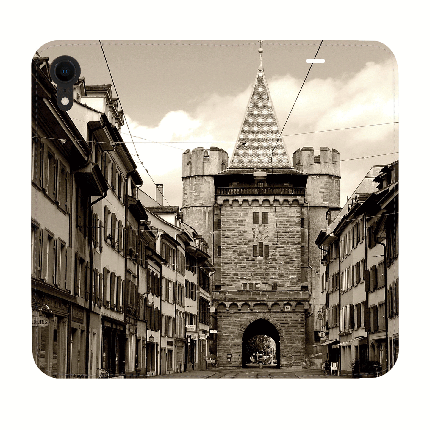 Basel City Spalentor Panorama Case for the iPhone XR