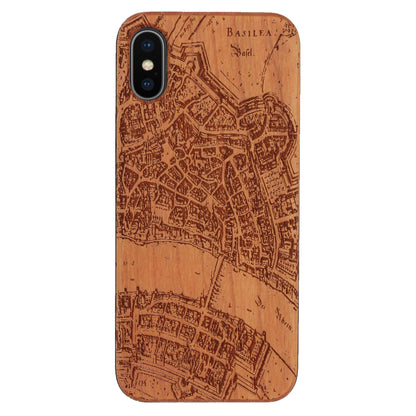 Basel Merian Eden Case aus Kirschholz für das iPhone XS Max