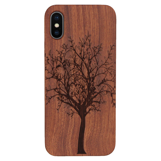 "Tree of Life" Eden Case made with Rose Wood for the iPhone X / XS