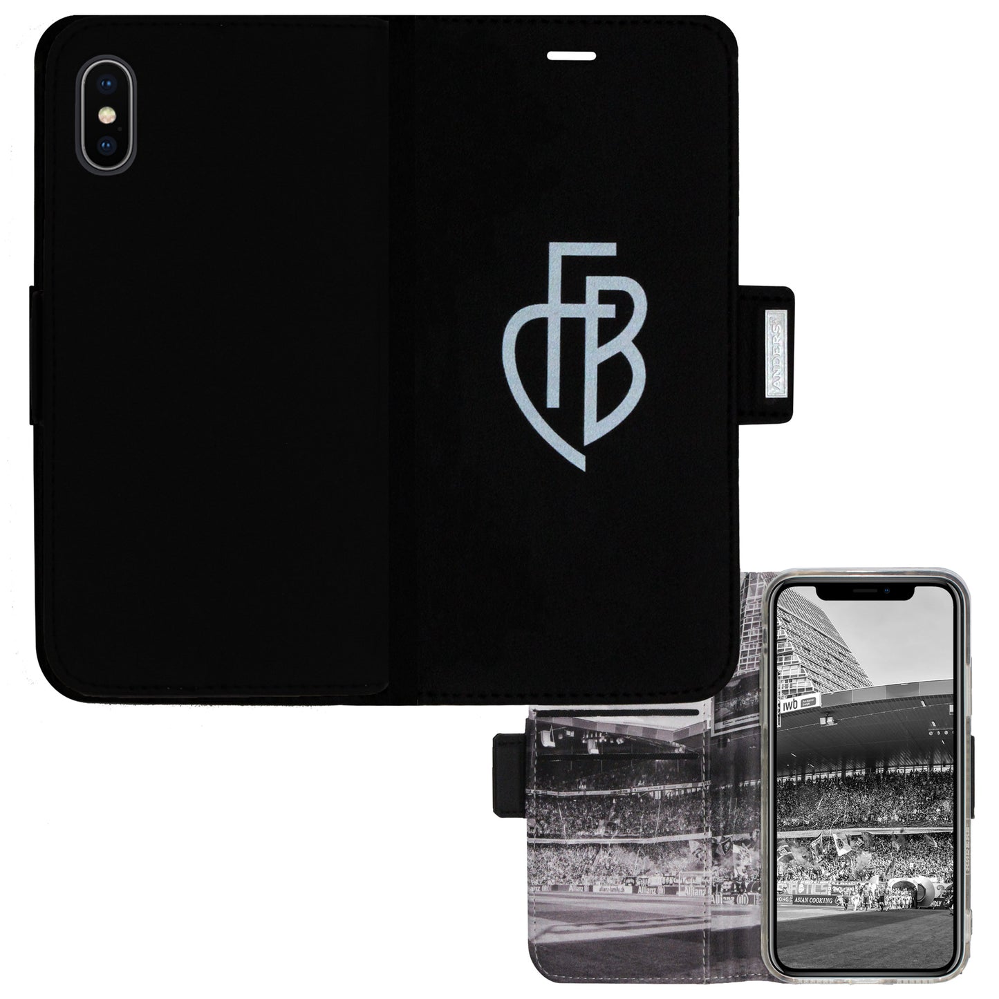 Black FC Basel Victor Case for the iPhone X / XS