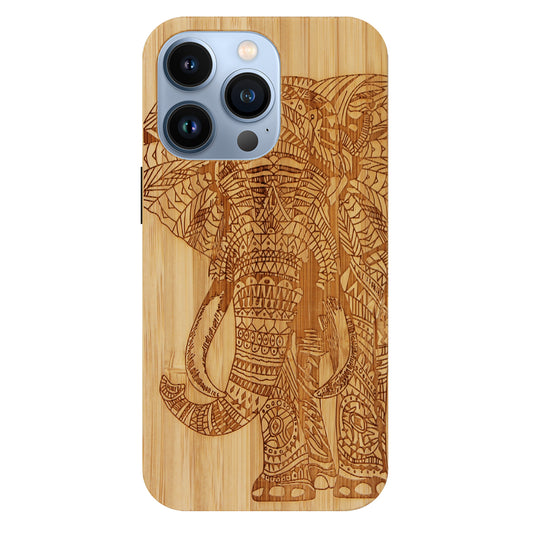 Elephant Eden Case made with Bamboo for the iPhone 13 Pro