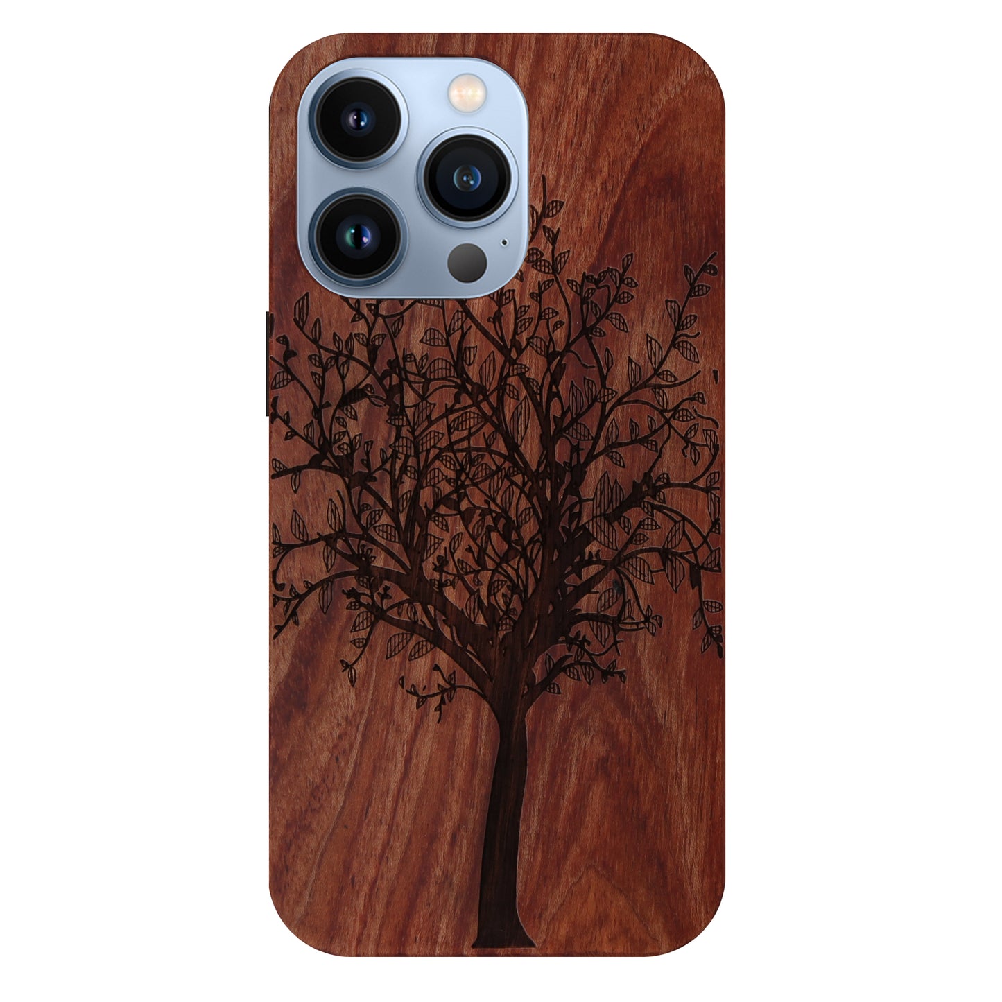 Tree of Life Eden Case made with Rose Wood for the iPhone 13 Pro