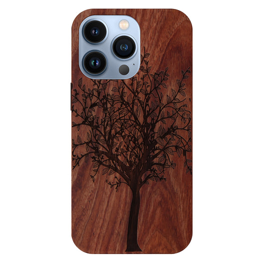 Tree of Life Eden Case made with Rose Wood for the iPhone 13 Pro