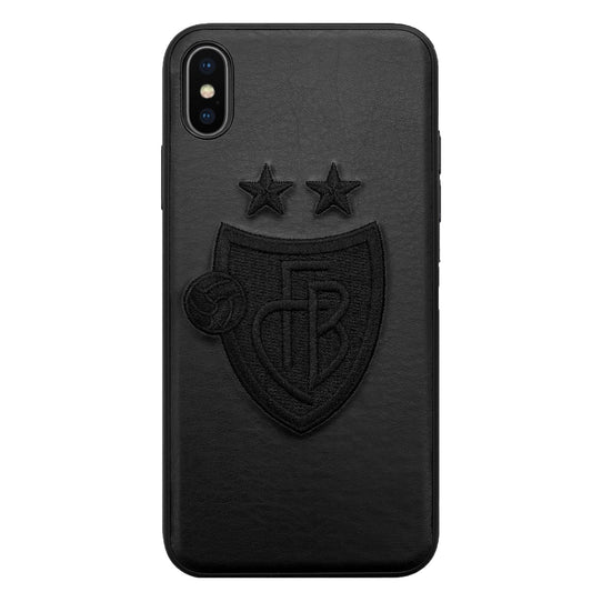 FC Basel 1K Stitch Case for the iPhone XS Max (Black-on-Black)