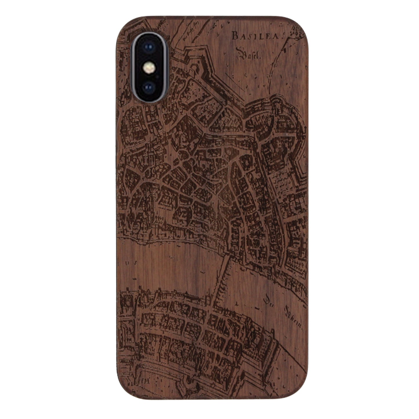 Basel Merian Eden Case aus Nussholz für das iPhone X / XS