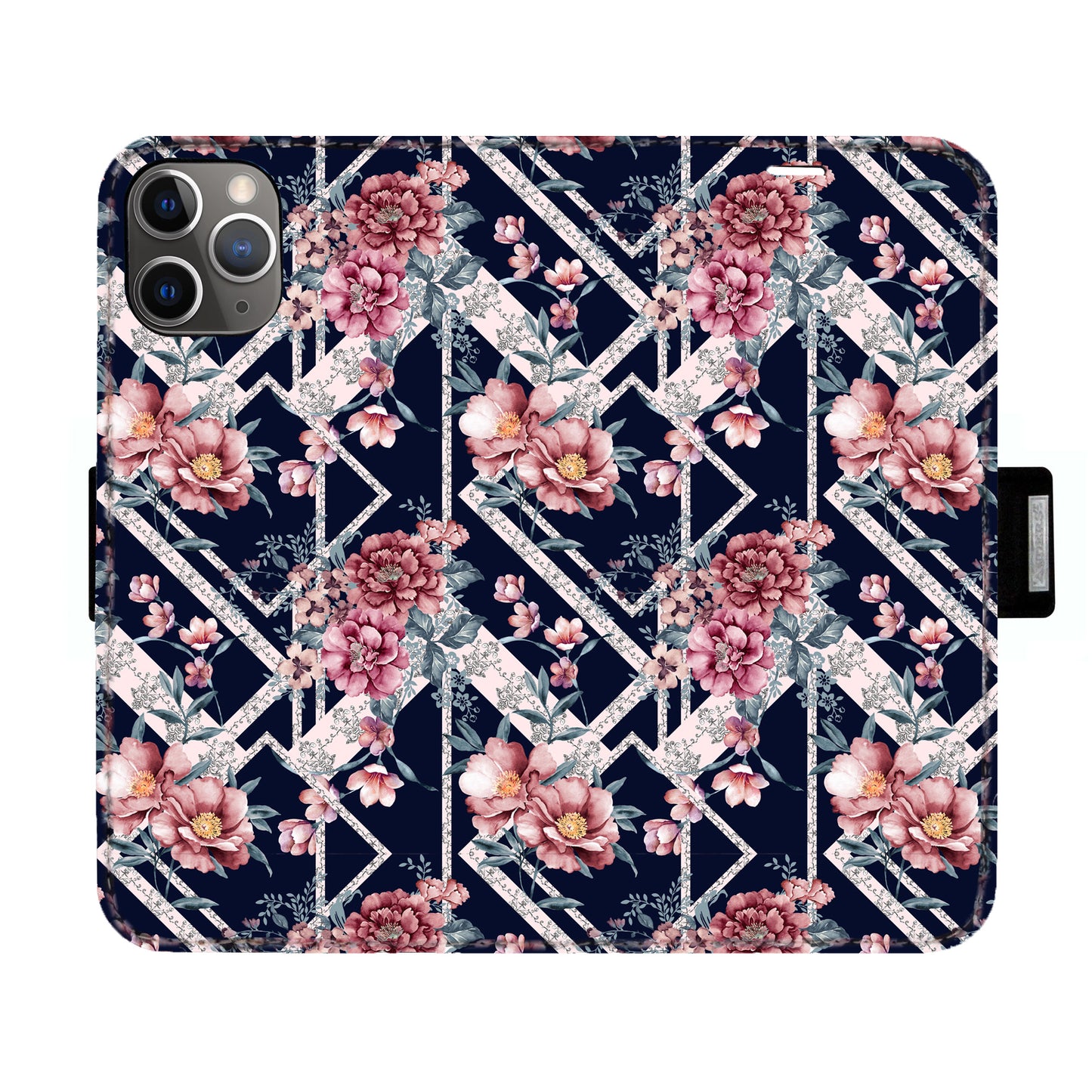 Black Flower Victor Case for the iPhone 11