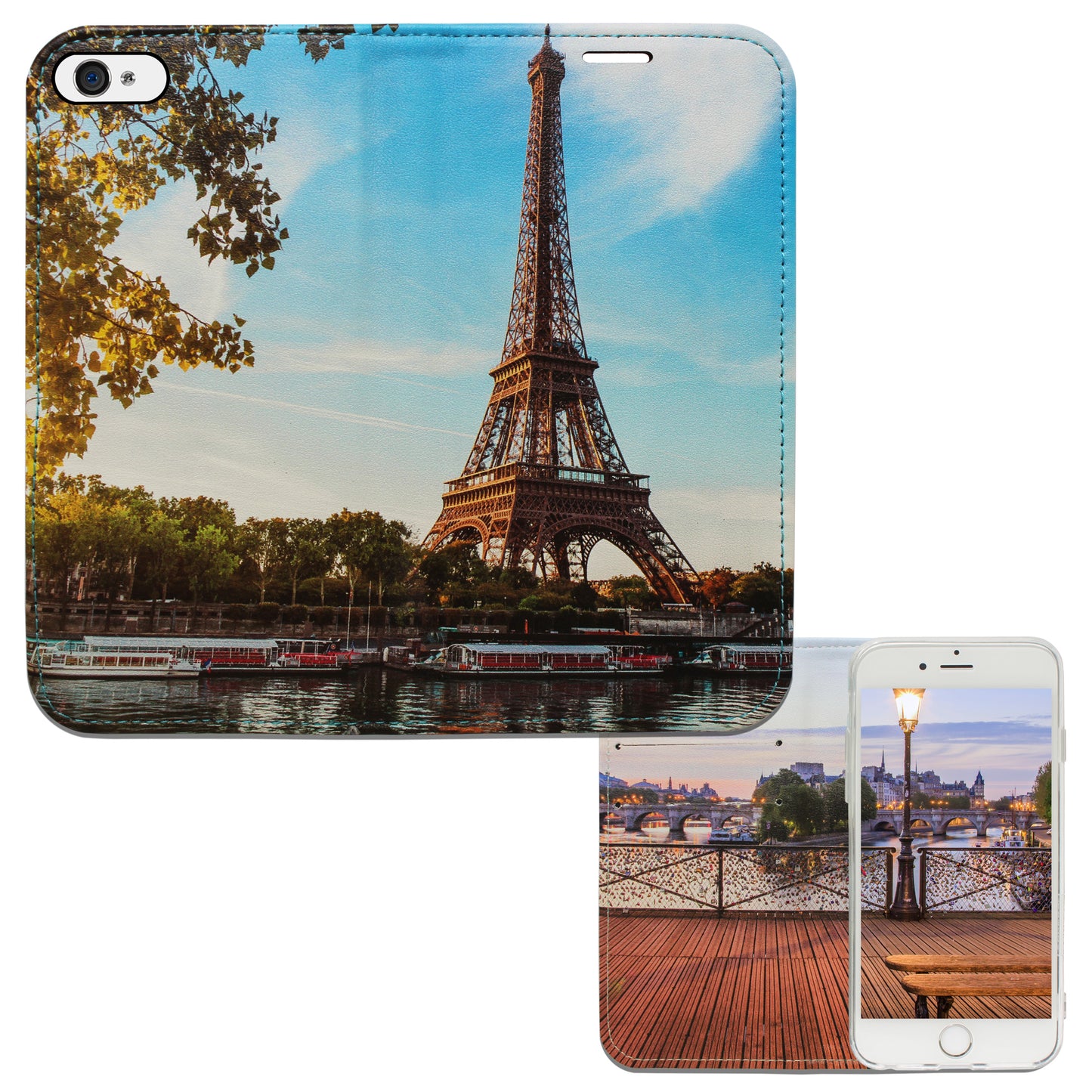 Paris City La Seine Panorama Case für das iPhone 5/5S/SE 2016