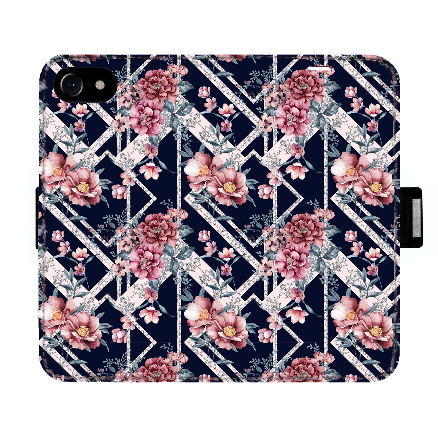 Black Flower Victor Case for the iPhone 6/6S/7/8/SE 2020/SE 2022