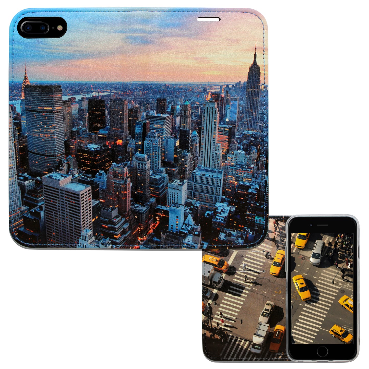 New York City Manhattan Panorama Case für das iPhone 6/6S/7/8 Plus