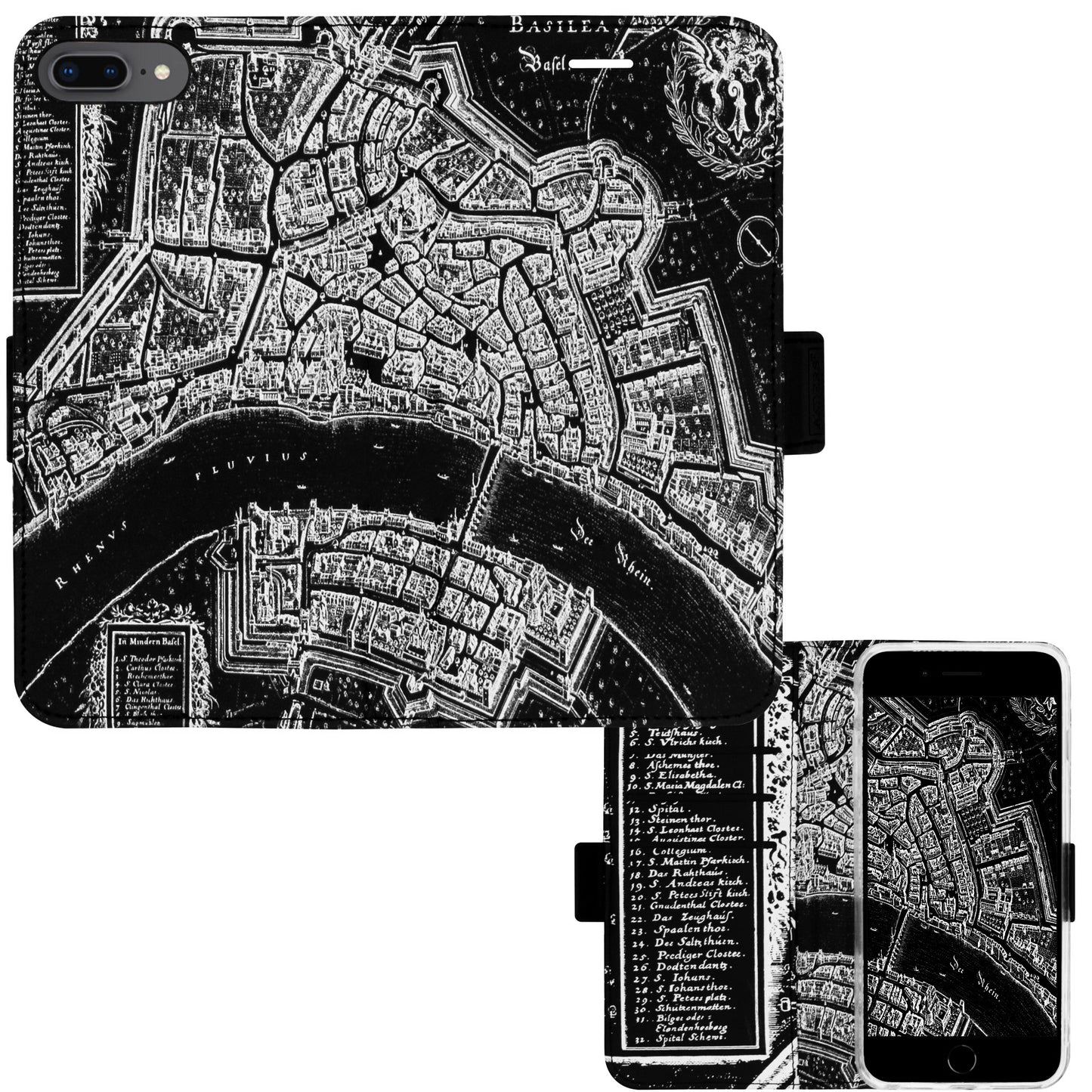 Basel Merian Negativ Victor Case für das iPhone 6/6S/7/8 Plus