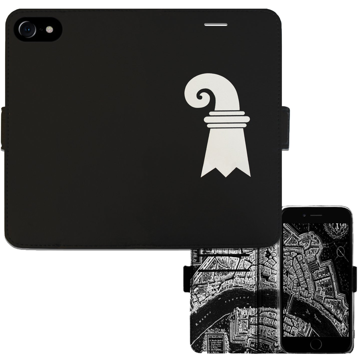 Baslerstab (Negative) Victor Case for the iPhone 6/6S/7/8/SE 2020/SE 2022