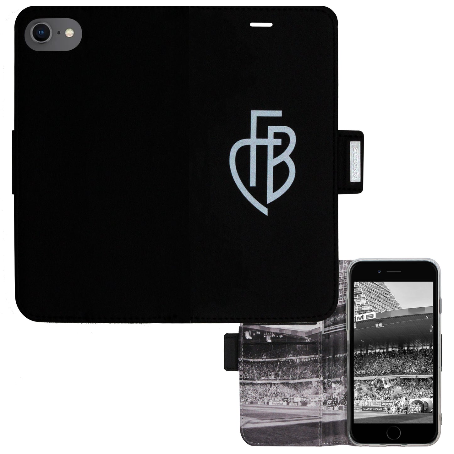 Black FC Basel Victor Case for the iPhone 6/6S/7/8/SE 2020/SE 2022