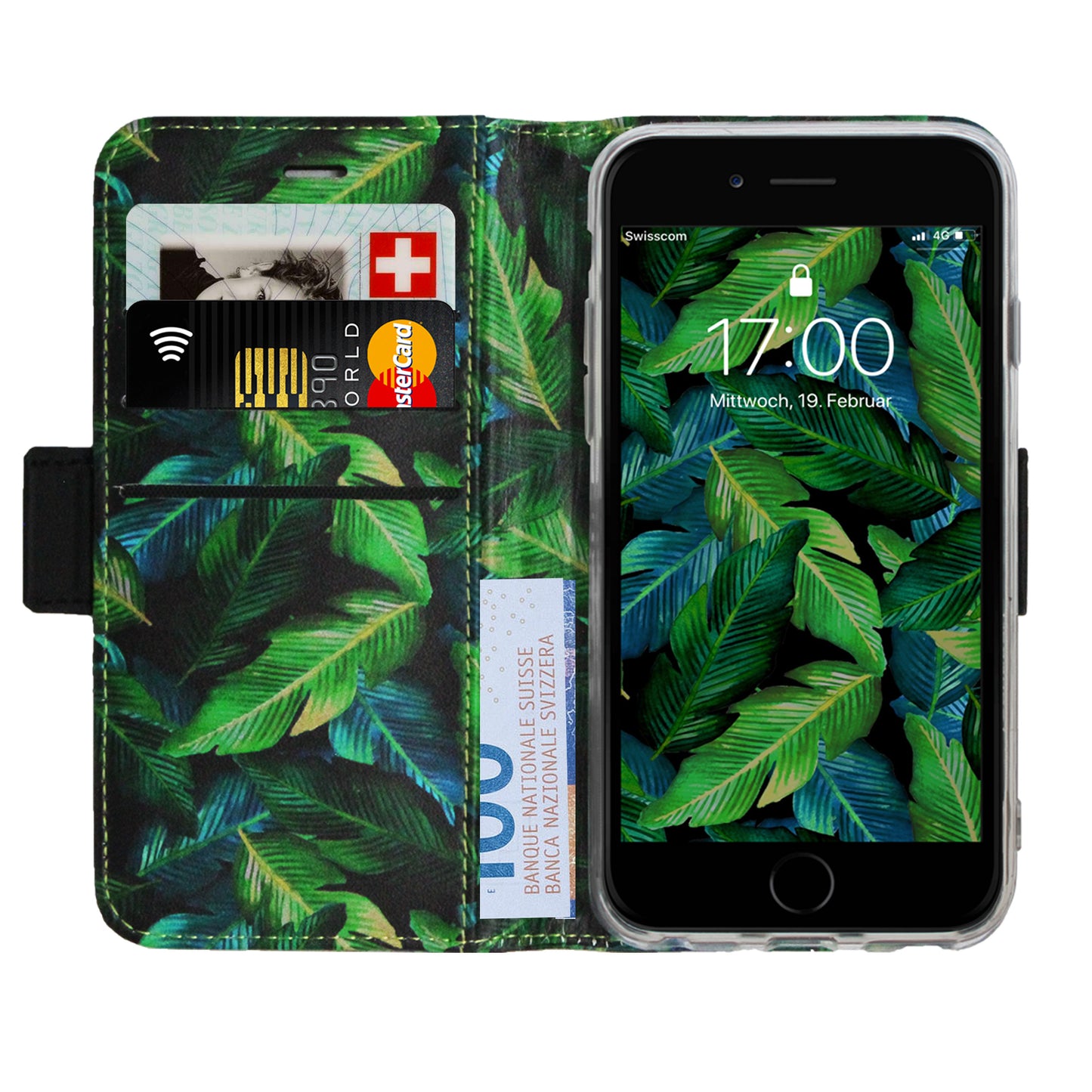Tropical Leaves Victor Case for the iPhone 6/6S/7/8/SE 2020/SE 2022