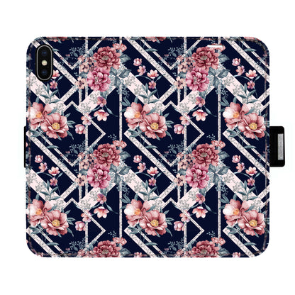 Black Flower Victor Case für das iPhone X / XS