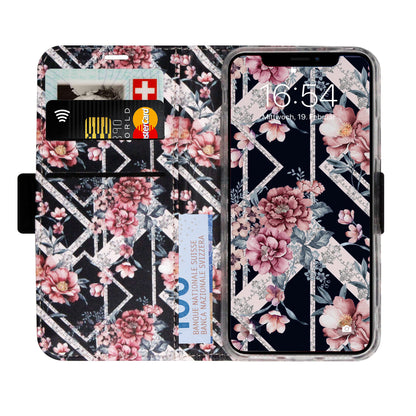 Black Flower Victor Case for the iPhone 11