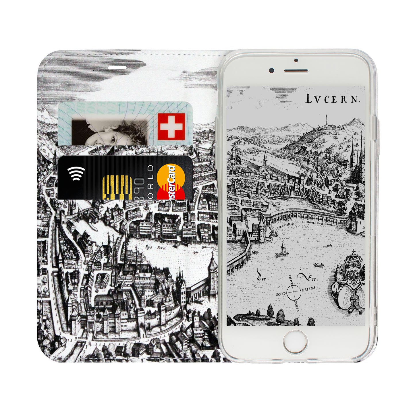 Luzern City Panorama Case für das iPhone 5/5S/SE 2016