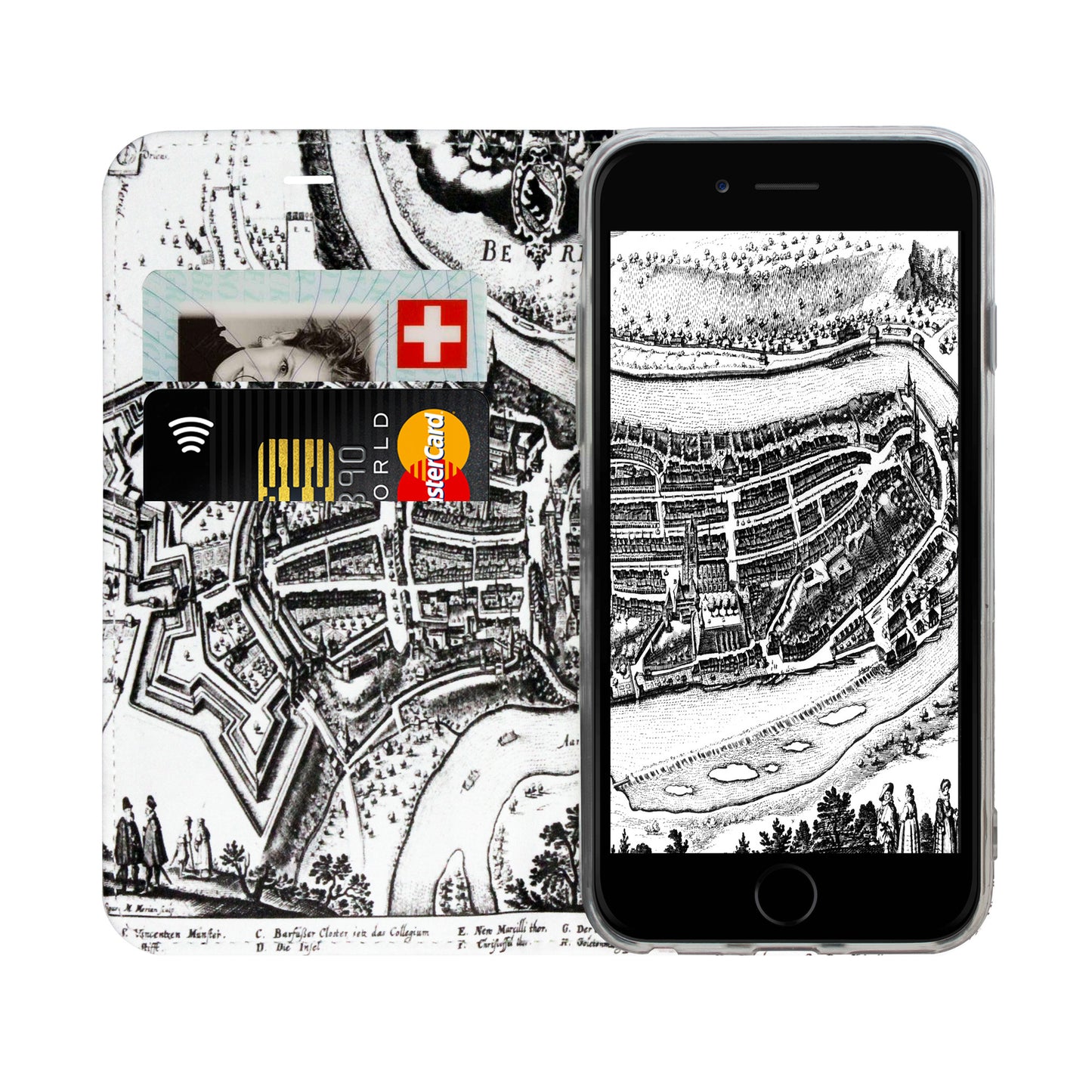 Bern Merian Panorama Case für das iPhone 6/6S/7/8 Plus