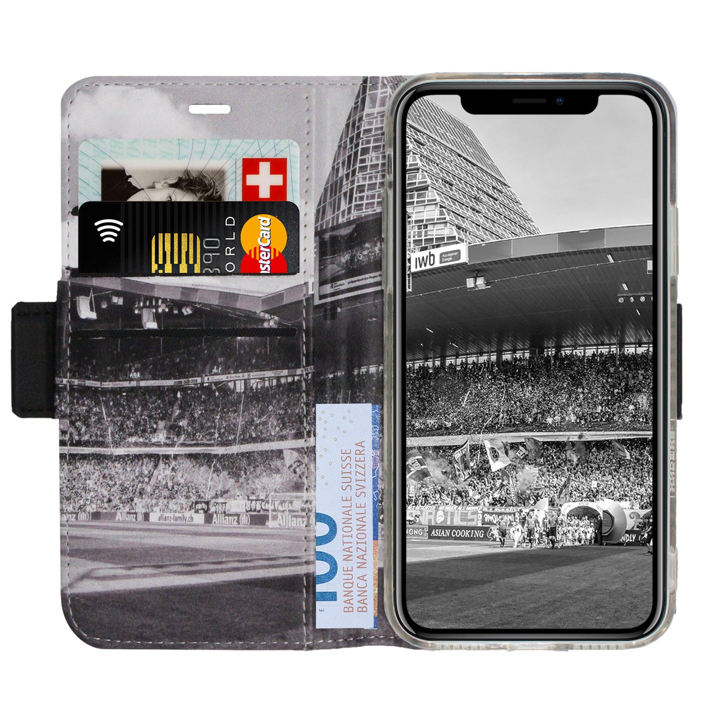 Black FC Basel Victor Case for the iPhone X / XS