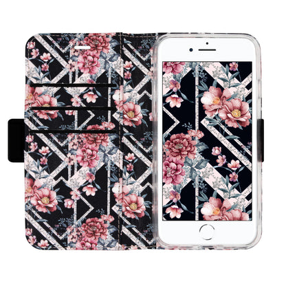 Black Flower Victor Case for the iPhone 6/6S/7/8/SE 2020/SE 2022