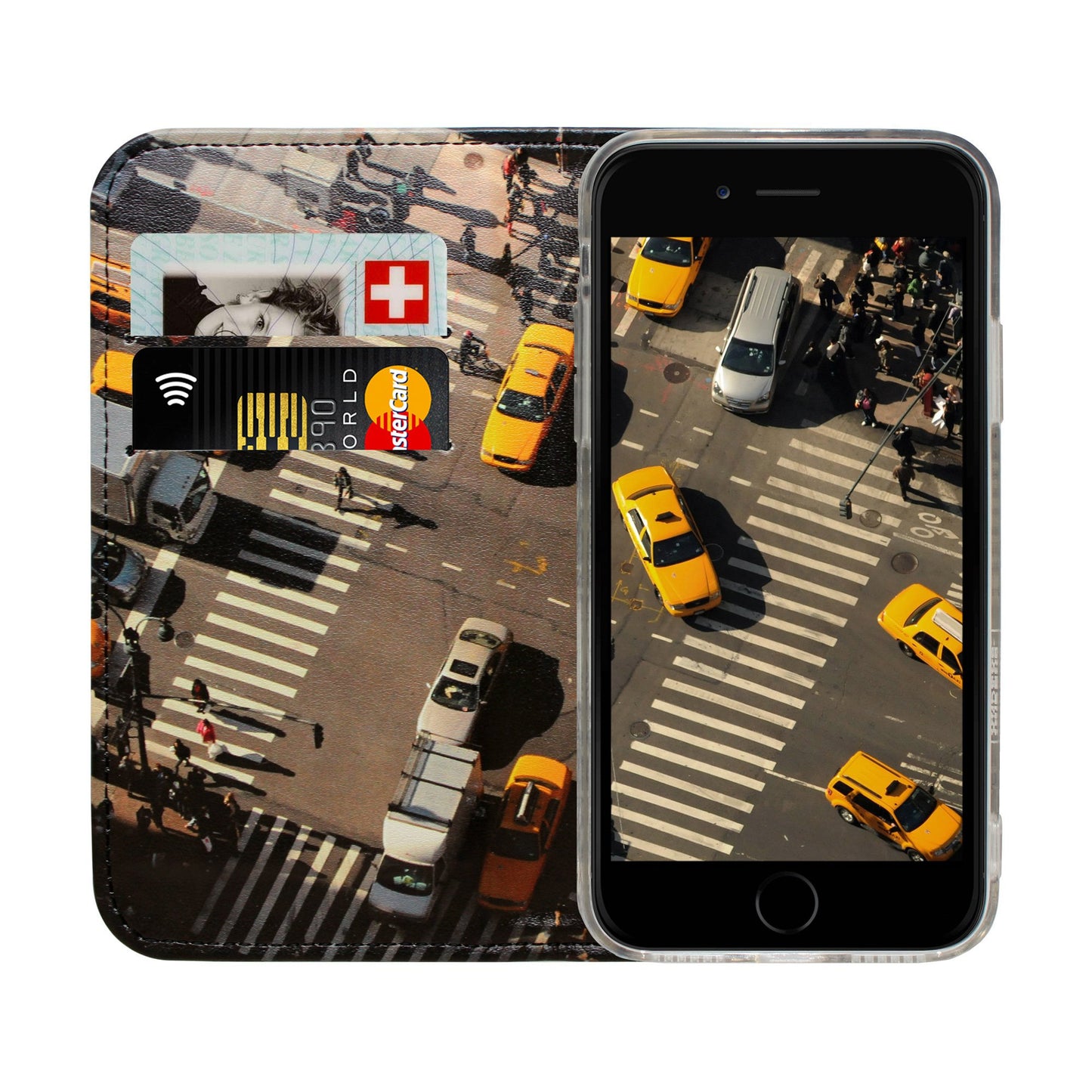 New York City Manhattan Panorama Case für das iPhone 6/6S/7/8 Plus
