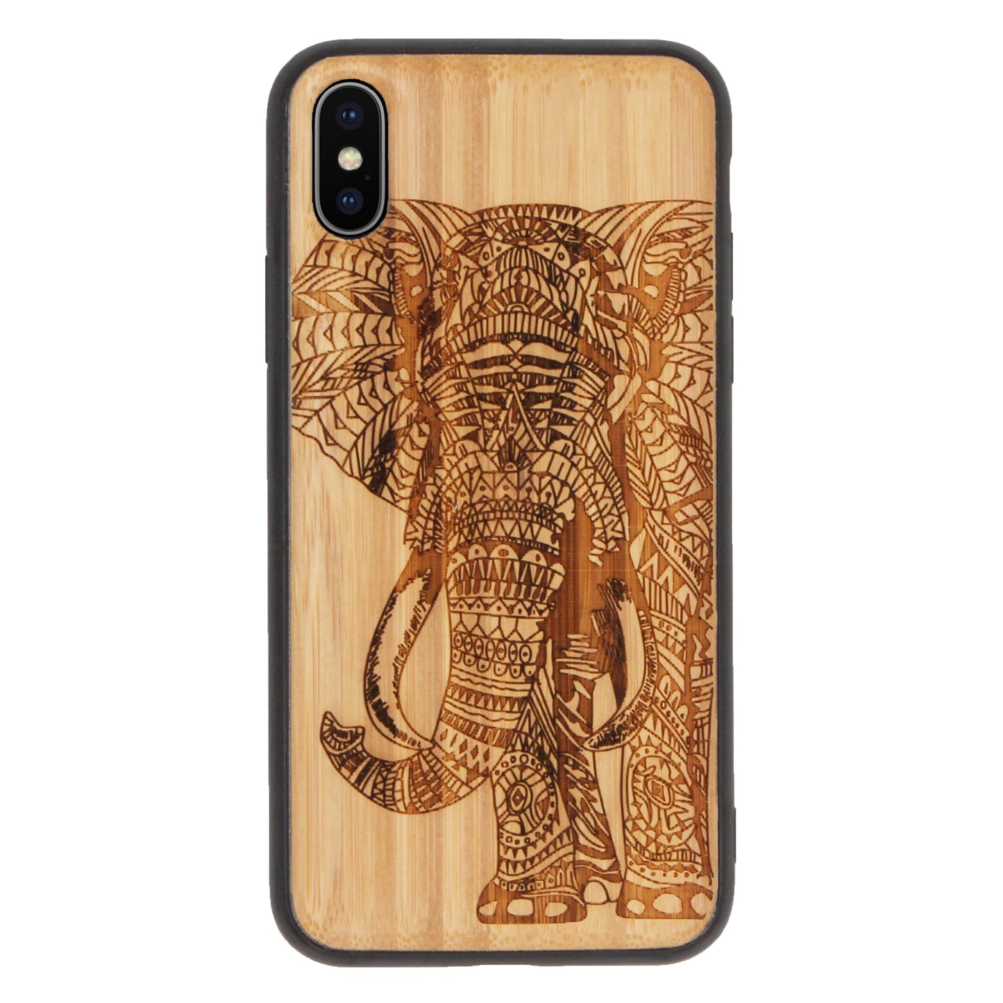 Elephant Eden Case made with Bamboo for the iPhone X / XS
