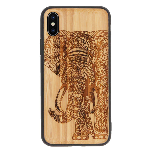 Elephant Eden Case made with Bamboo for the iPhone X / XS