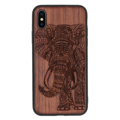 Elephant Eden Case made with Rose Wood for the iPhone X / XS