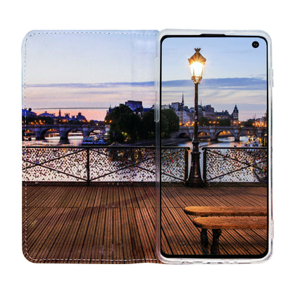 Paris City La Seine Panorama Case für das Samsung Galaxy S9