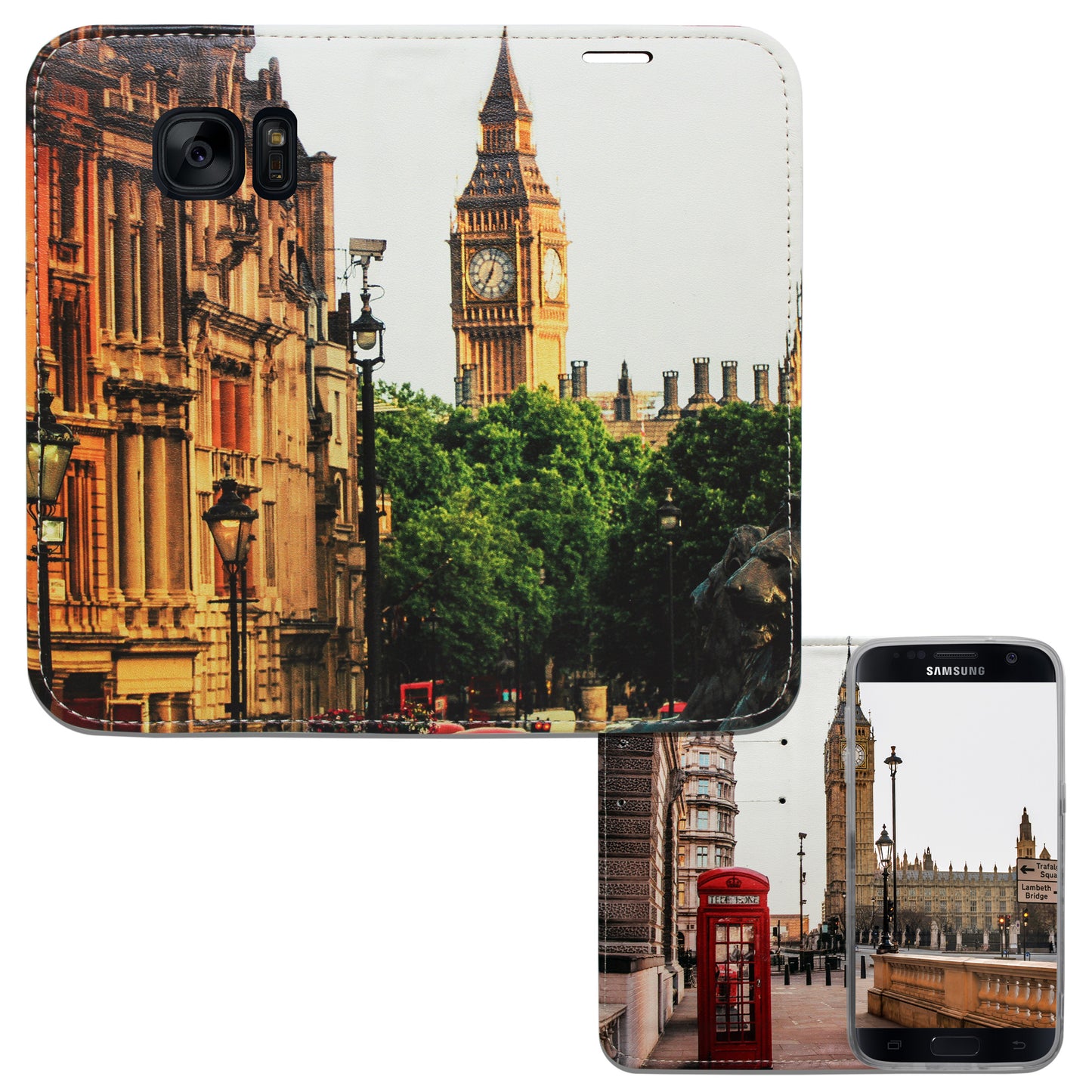 London City Big Ben Panorama Case für das Samsung Galaxy S7